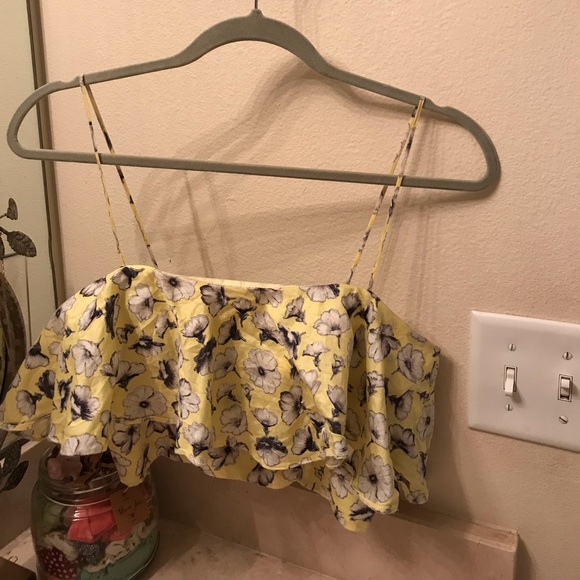 Floral Top Shop crop top - Picture 4 of 4